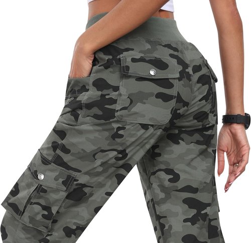 MoFiz Women's Capri Pants - Lightweight Casual Capris with Pockets | Dressy Loose Fit for Hiking