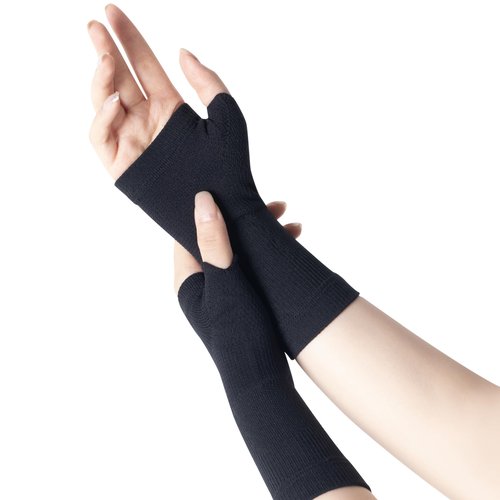 i BRACE Partial Zone Compression Wrist Sleeve for Carpal Tunnel with Thumb Support, Reversible Splint for Typing, Gardening, Golf, Yoga, Tennis, Wrist Support Brace for Men & Women-PAIR