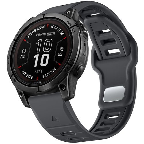 Negatta for Garmin Fenix 7 6 5 Watch Band/Fenix 8 E 47mm Band/Garmin Instinct Watch Bands, Silicon Quick Fit 22mm Band for Garmin Forerunner 965/955/945