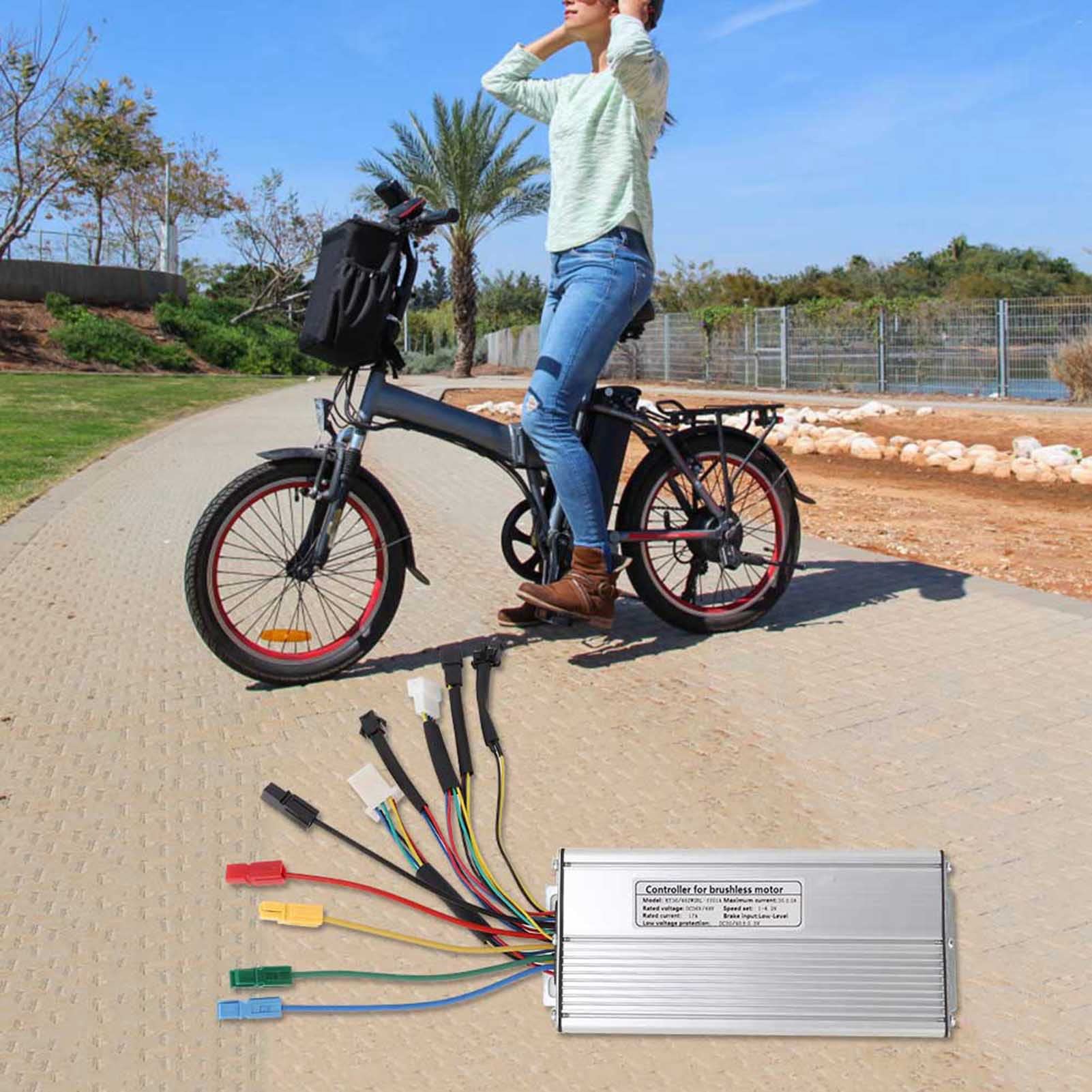 RiToEasysports Aluminum Alloy Brushless Controller 36V 48V 1000W 1500W Brushless Motor Controller Electric for Electric Scooter Bikes