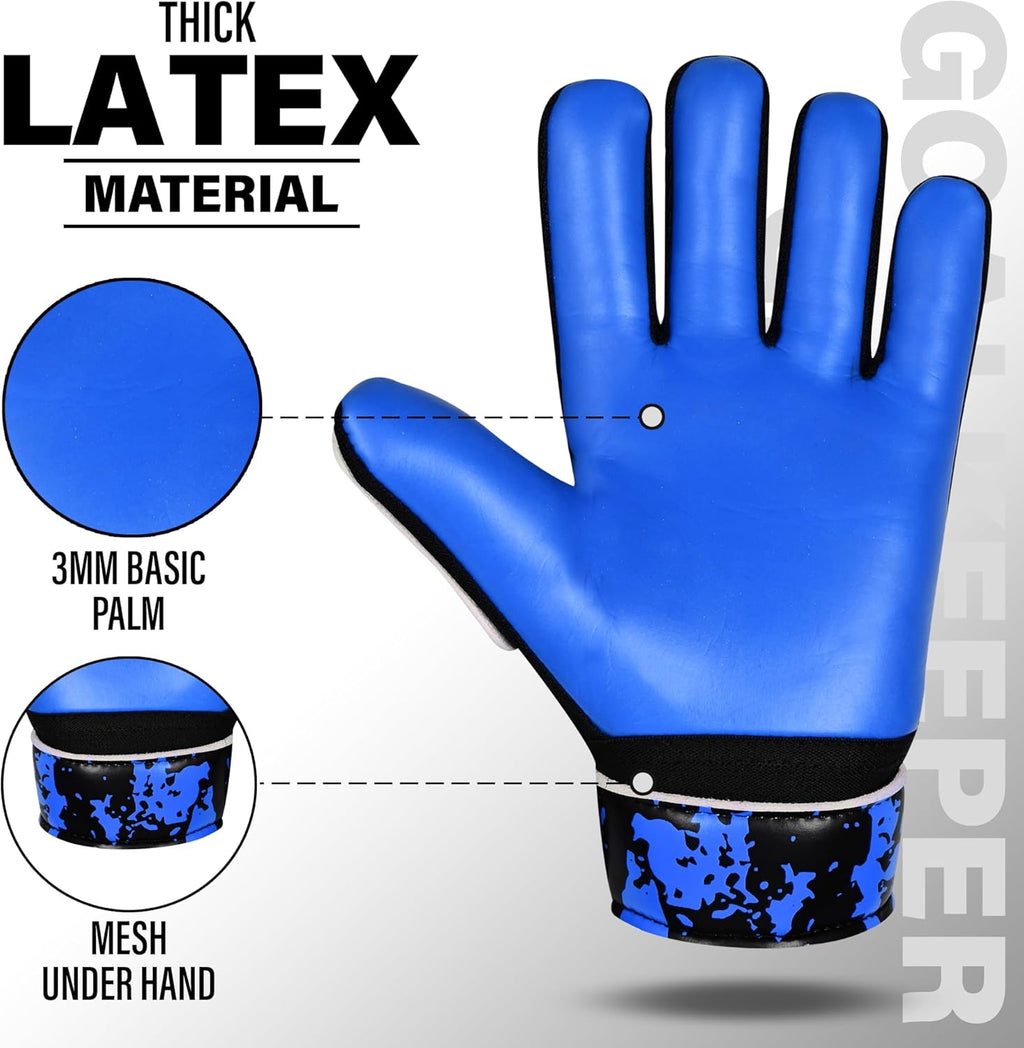 SAWANS Soccer Goalkeeper Gloves - Strong Grip & Wrist Support for Kids & Adults | Anti-Slip Design
