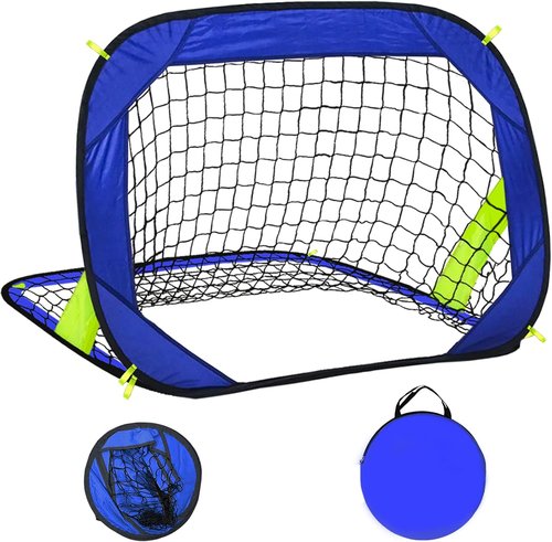 EVERRUSH Pop Up Soccer Goals - Portable & Foldable Training Nets for Indoor/Outdoor Use - Lightweight with Carry Bag