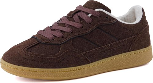 CUSHIONAIRE Bettina Retro Sneakers - Cushioned Insole & Durable Gum Sole for Comfort