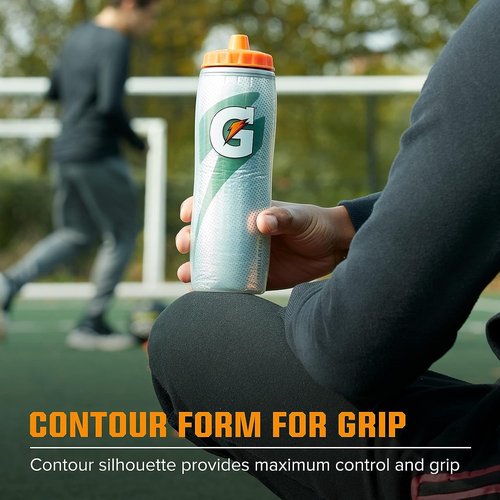 Gatorade Insulated Squeeze Bottle - 30oz Capacity for Hydration On-the-Go