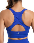 RUNNING GIRL High Support Sports Bra - High Impact Racerback for Women | Perfect for Workouts