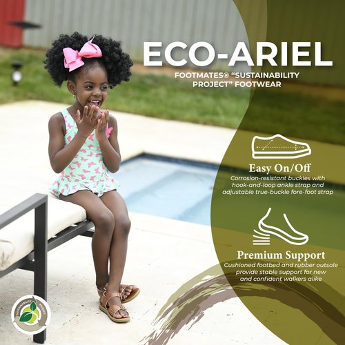 FOOTMATES Waterproof Sandals for Kids - Slip-Resistant, Non-Marking Outsoles | Eco-Friendly Design
