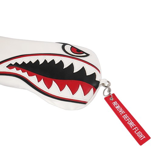 New Flying Tiger Warshark Golf Head Cover for Golf Head Club Available for Driver/Fairway/Hybird Club (One Set(1Dr+1Fa+1Hy))