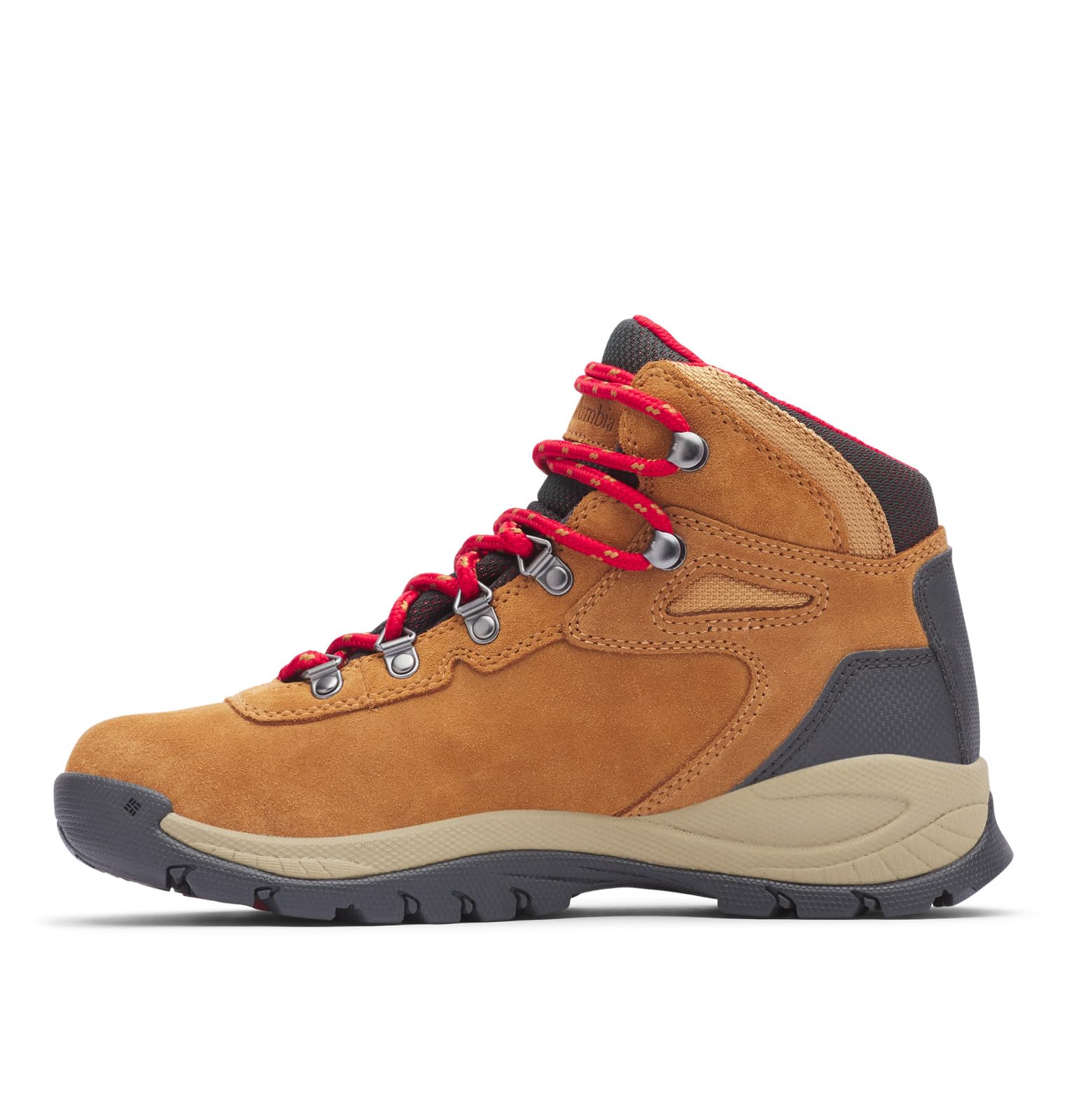 Columbia Women's Newton Ridge Plus Waterproof Amped, 2024 Elk/Mountain Red, 9.5