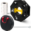 Sports String Winder Kit 500' Nylon Line for Courts & Fields - Black Basic