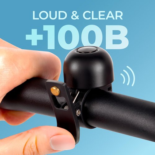 Cycle Torch Bike Bell for Adults & Kids, Supper Loud up to 103 Decibels, Bicycle Bell for Handlebars 0.8 to 0.9 in Handlebars, Installation Key Included