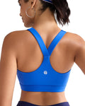 RUNNING GIRL High Support Sports Bra for Women - Molded Cup Racerback Design for Ultimate Comfort
