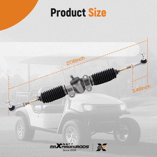 maXpeedingrods Golf Cart Steering Gear Box Assembly for Club Car Precedent Gas and Electric Golf Carts 2004 & up, 102288601, 103679701