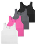 SALIA GIRL Top Bras for Kids 7-8 Seamless Bras Tank Sports Bra 8-10 No Pads, Double Layer on Chest