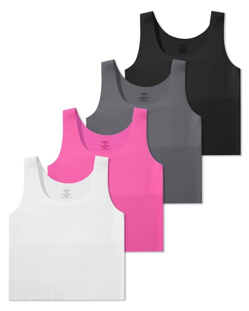 SALIA GIRL Top Bras for Kids 7-8 Seamless Bras Tank Sports Bra 8-10 No Pads, Double Layer on Chest