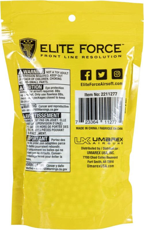 Elite Force Tracer BBS - Glow-in-the-Dark 6mm Airsoft Ammo | Premium 1000 Count Pack