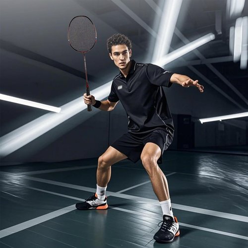 Badminton Racket Set,Badminton Rackets,Both Offensive and Defensive,Lightweight Composite Carbon Fiber 82g Durable Racket,with 2 Rackets,2 Shuttlecocks,and 1 Ball Bag