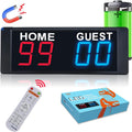 YZ LED Portable Digital Scoreboard - Tabletop Electronic Score Keeper for Indoor/Outdoor Games