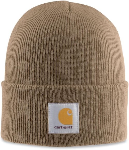 Carhartt Men's Knit Cuffed Beanie - Warm, Stylish Winter Accessory | Classic Black Color