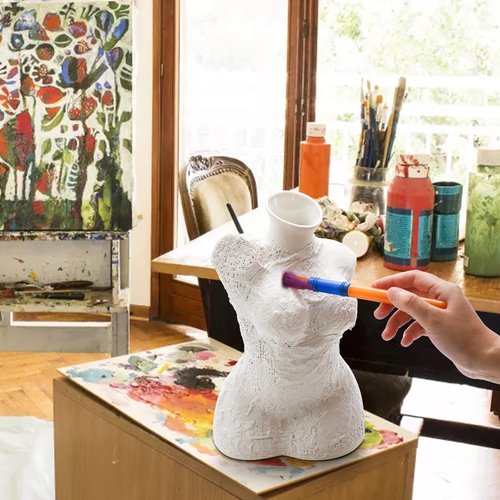 Lawei 8 Pack Plaster Cloth Rolls Plaster Strip, Plasters Cloth Gauze Bandages Roll for Project, Mask Making, Sculptures, Body Casts, Scenery Construction, Each Roll 6 inch x 15 feet