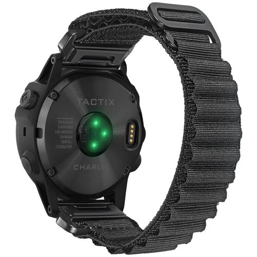 Compatible With Garmin, Rugged Woven Nylon Sport Band with G-hook Watch Band For fēnix/Forerunner/Vivoactive/Approach/MARQ/quatix/D2 Series Tough Replacement Band For Men