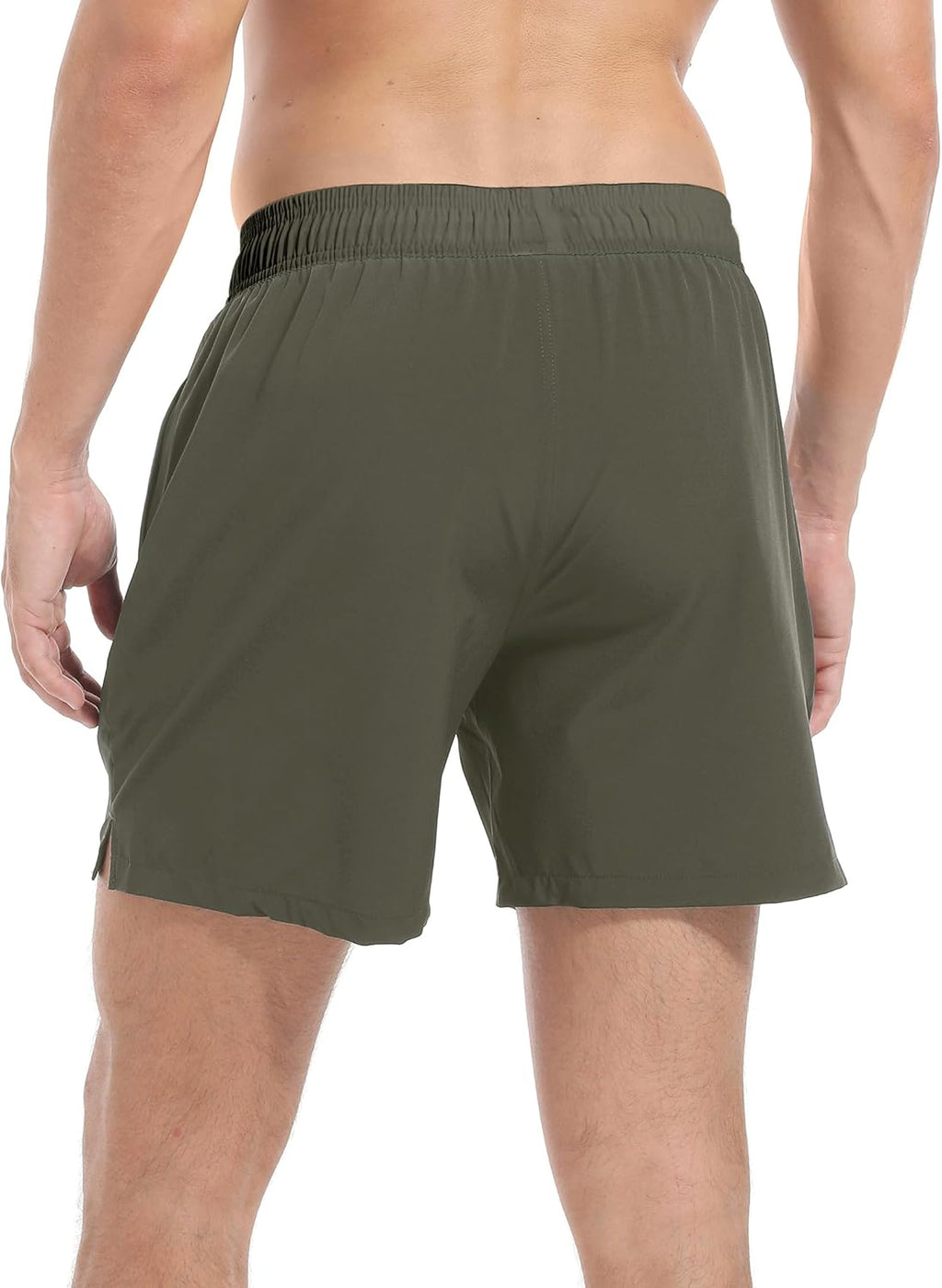 Skiennix Men's 5-Inch Gym Shorts - Lightweight Quick-Dry Athletic Wear for Running & Hiking