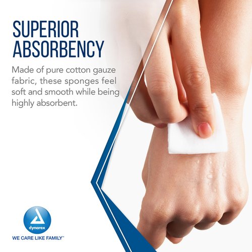 Dynarex 12-Ply Gauze Sponge Sterile 4 x 4 1 Box(ES) 100 per Box