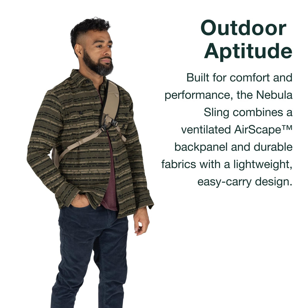 Osprey Nebula Shoulder Sling Bag, Alpaca Tan/Latte Brown Heather