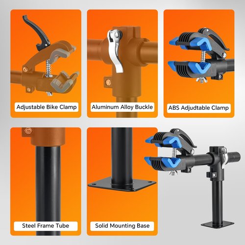 weyleity Bike Repair Stand | Bench Mount Bike Work Stand Bicycle Maintenance Rack Workstand for Road & Mountain Bikes – Adjustable Bicycles Maintenance Rack Bike Clamp for Home Repair