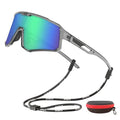 YAMAZI Cycling Sunglasses Men Sports Sunglass Women Polarized Sunglasses for Baseball Bicycle Softball Fishing Running Hiking Mountain Biking (MTB) Glasses UV Protection