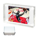 Trading Card Holder Self-Stand Display Case - 21mm Thick, Clear Acrylic (1-Slot)