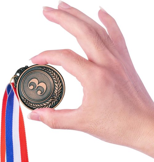 Favide 96-Piece Award Medal Set - Gold, Silver & Bronze Winner Medals for Competitions | 2 Inches