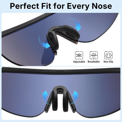 Pro Acme Kids Baseball Sunglasses Youth Sports Sun Glasses Boys Girls Unbreakable Light TR90 Frame for Softball Cycling (Blue/Blue Mirror)