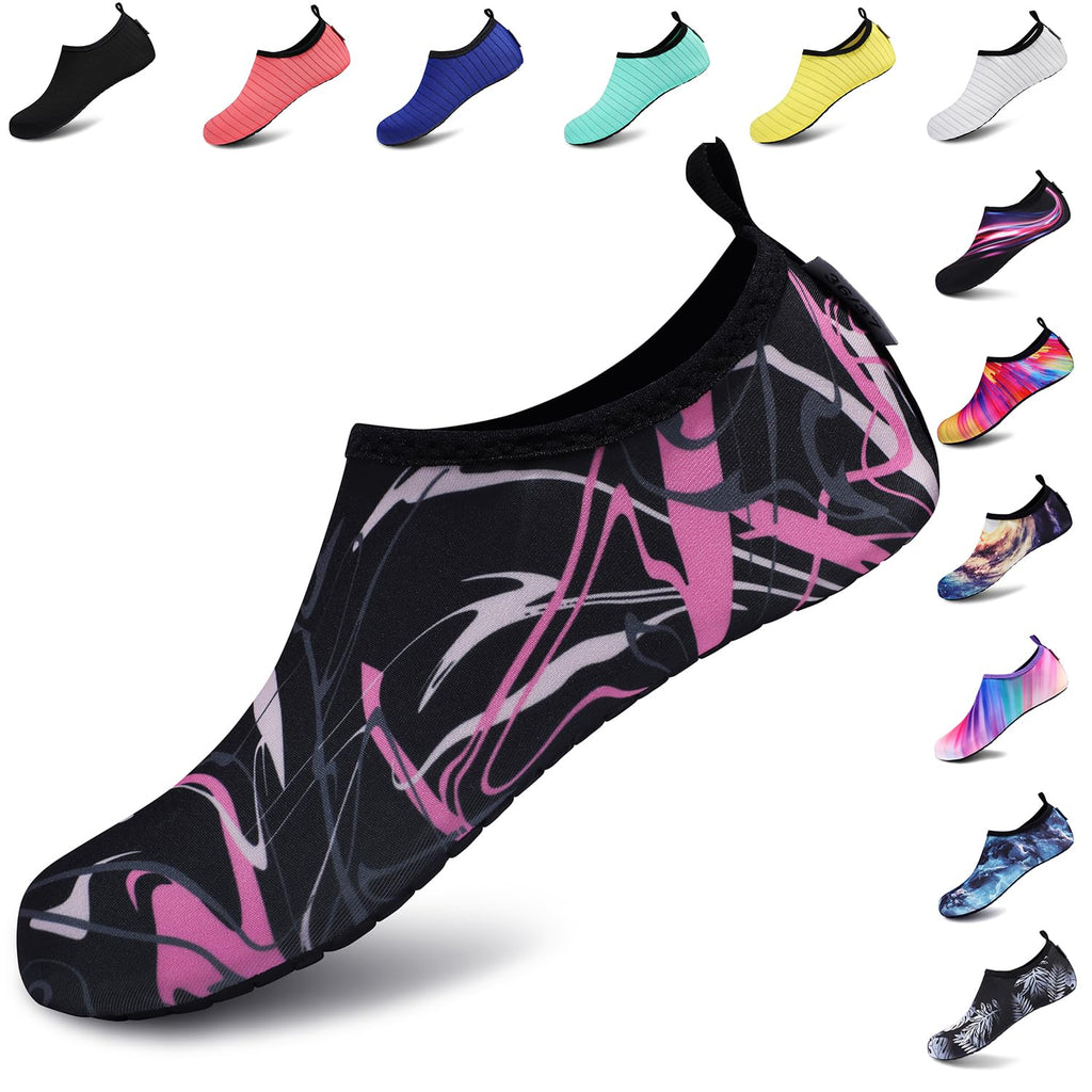 VIFUUR Water Sports Unisex Shoes Graffiti Pink - 9-10 W US / 7.5-8.5 M US (40-41)