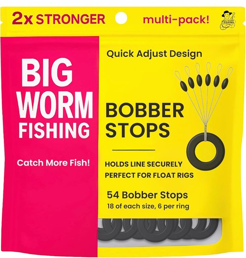 Bobber Stops for Fishing Line - Adjustable Float Stops for Easy Fishing | Durable and Reliable