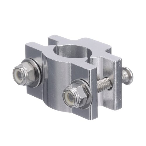 Attwood 5074-3 Sure-Grip Rod Holder Mounting Base — Clamp-On Rail Base, Fits Round Rail Up to 7/8-In. Diameter, Extruded Aluminum