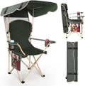 VTOY Portable Camping Chair - Durable 600D Oxford Folding Chair with Canopy for Outdoor Adventures