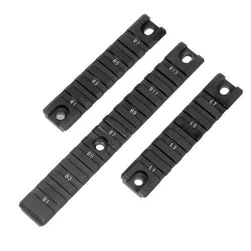 UTG MNTP503 Tactical Picatinny/Weaver Rail, Set 3