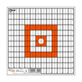 Allen Company Ez-Aim 12 inch x 12 inch Paper Grid Target, 12 Targets per Pack, Orange