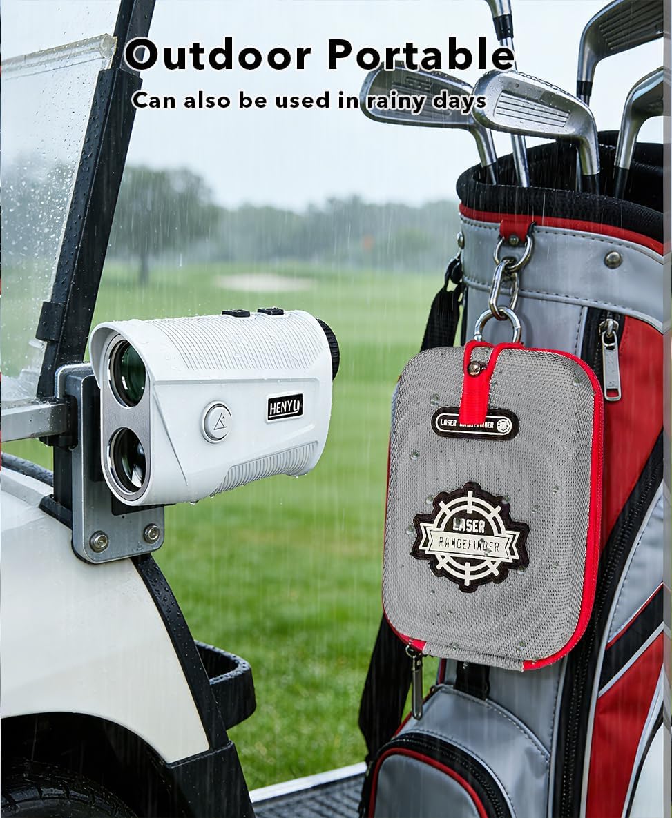 Skiennix Golf Rangefinder - 1500 Yards Laser Precision with Slope, 7X Magnification & Vibration Lock