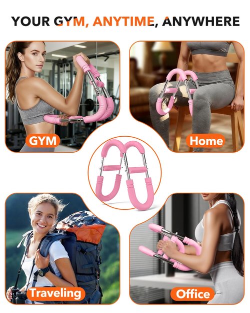 Beginner & Advanced Twister Arm Trainer for Women (20-60LB) with 4 Springs, Adjustable Chest & Arm Workout Equipment, Portable Upper Body Strength Trainer, Arm Exerciser, Valentine's Day Gift for Her