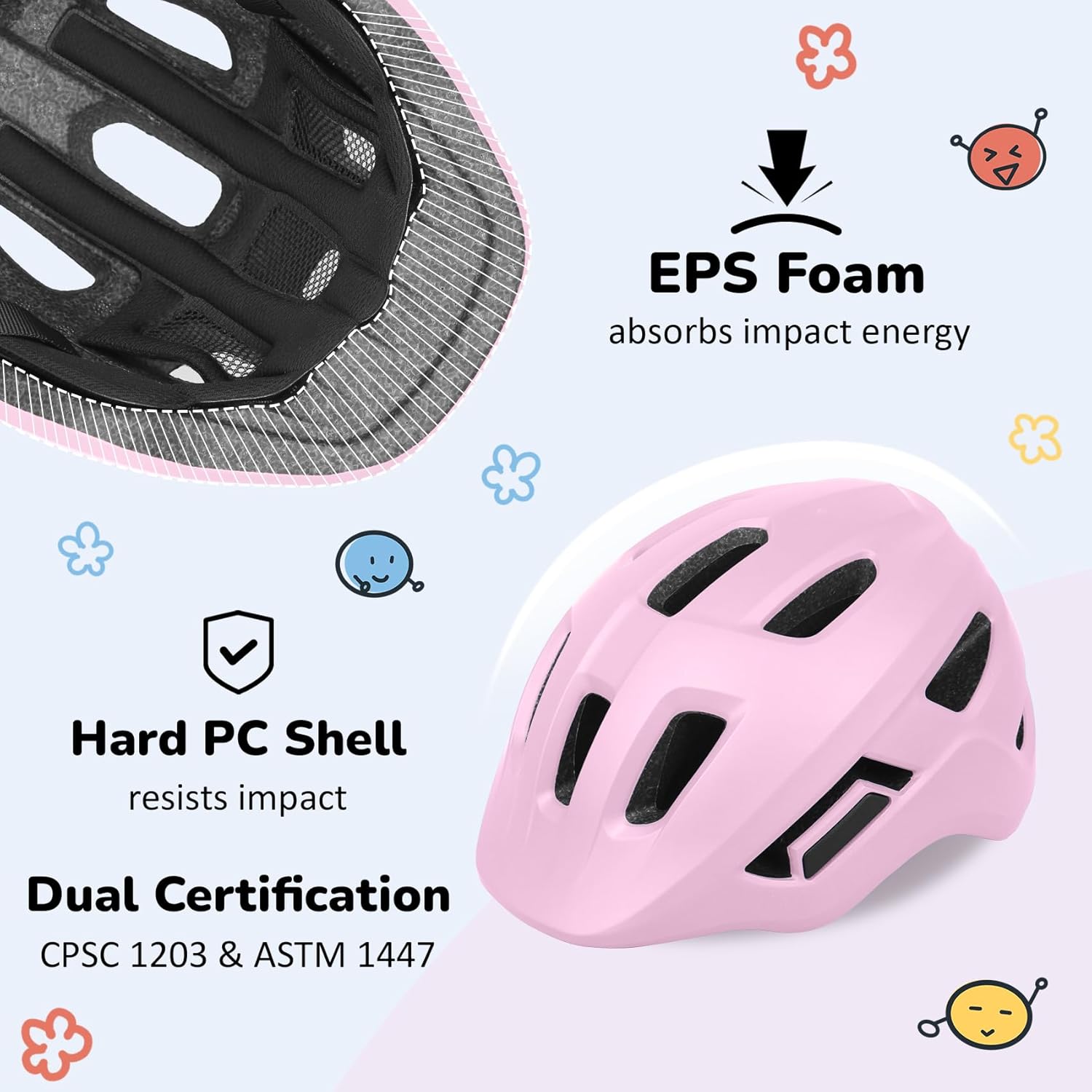 Skiennix Toddler Bike Helmet - Adjustable Multi-Sport Design | Fits Infants to Schoolchildren, 2 Sizes