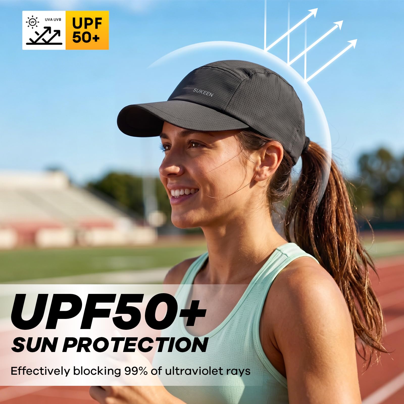 Sukeen Lightweight Running Hat for Women Sports Baseball Cap Unstructured