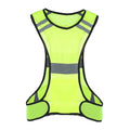 YBEATY Reflective Running Vest High Visibility Reflector Vest with Large Pocket Safety Running Gear for Runners Biking Walking Women Men Lightweight Comfy
