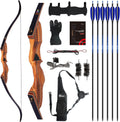 Sanlida Eagle X9 Recurve Bow Set - 58" Takedown Bow for Adults | 25-60 Lbs, Ideal for Outdoor Practice