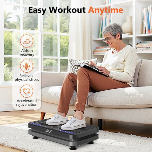 AXV Vibration Plate - Full Body Fitness Exercise Machine for Weight Loss | Shaking & Vibrating Workout