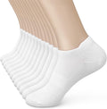 Sallking Women's Ankle Cotton Socks - Soft Low Cut No Show Athletic Socks | 6 Pairs in White