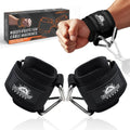 Lights Mountain Wrist Cuffs for Cable Machines – Padded & Adjustable Straps for Lateral Raises, Tricep Pushdowns & Strength Training (Black L)