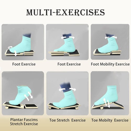 Ankle Balance Board Foot Strengthener Trainer for Sprained Ankle, Posture Corrector, Prevent Injuries,Foot Stretcher for Plantar Fasciitis Relief(1 piece)