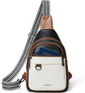 Leresas 7L Sling Bag - Vegan Leather Crossbody Purse | Anti-Theft Travel Backpack for Men & Women