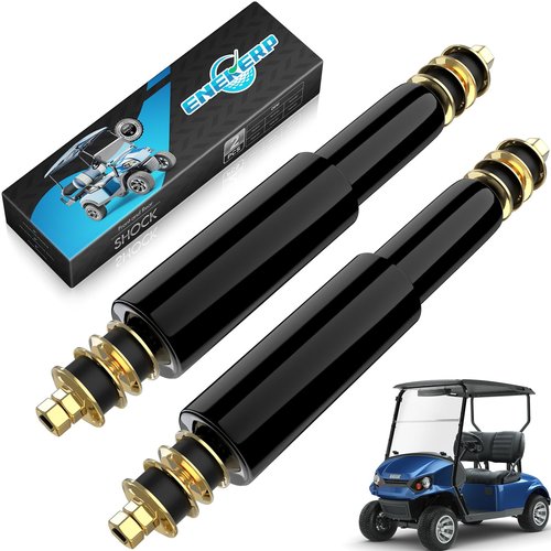 ENEKERP EZGO Front and Rear Shock Absorbers, Golf Cart Shocks for EZGO TXT & Medalist 1994-UP Gas and Electric Models, OEM# 76418-01, 70928-G01, 2PCS